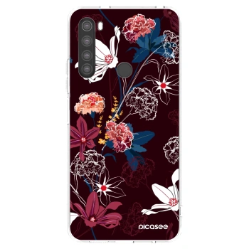 Picasee átlátszó szilikon tok az alábbi mobiltelefonokra Xiaomi Redmi Note 8 - Dark Meadow