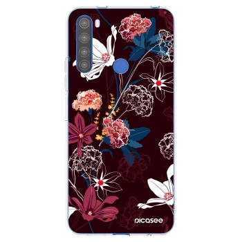 Picasee átlátszó szilikon tok az alábbi mobiltelefonokra Xiaomi Redmi Note 8T - Dark Meadow