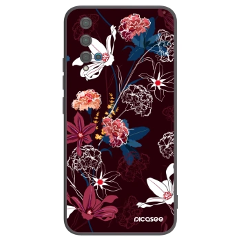 Picasee fekete szilikon tok az alábbi mobiltelefonokra Huawei Nova 5T - Dark Meadow