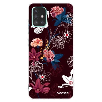 Picasee átlátszó szilikon tok az alábbi mobiltelefonokra Samsung Galaxy A51 A515F - Dark Meadow