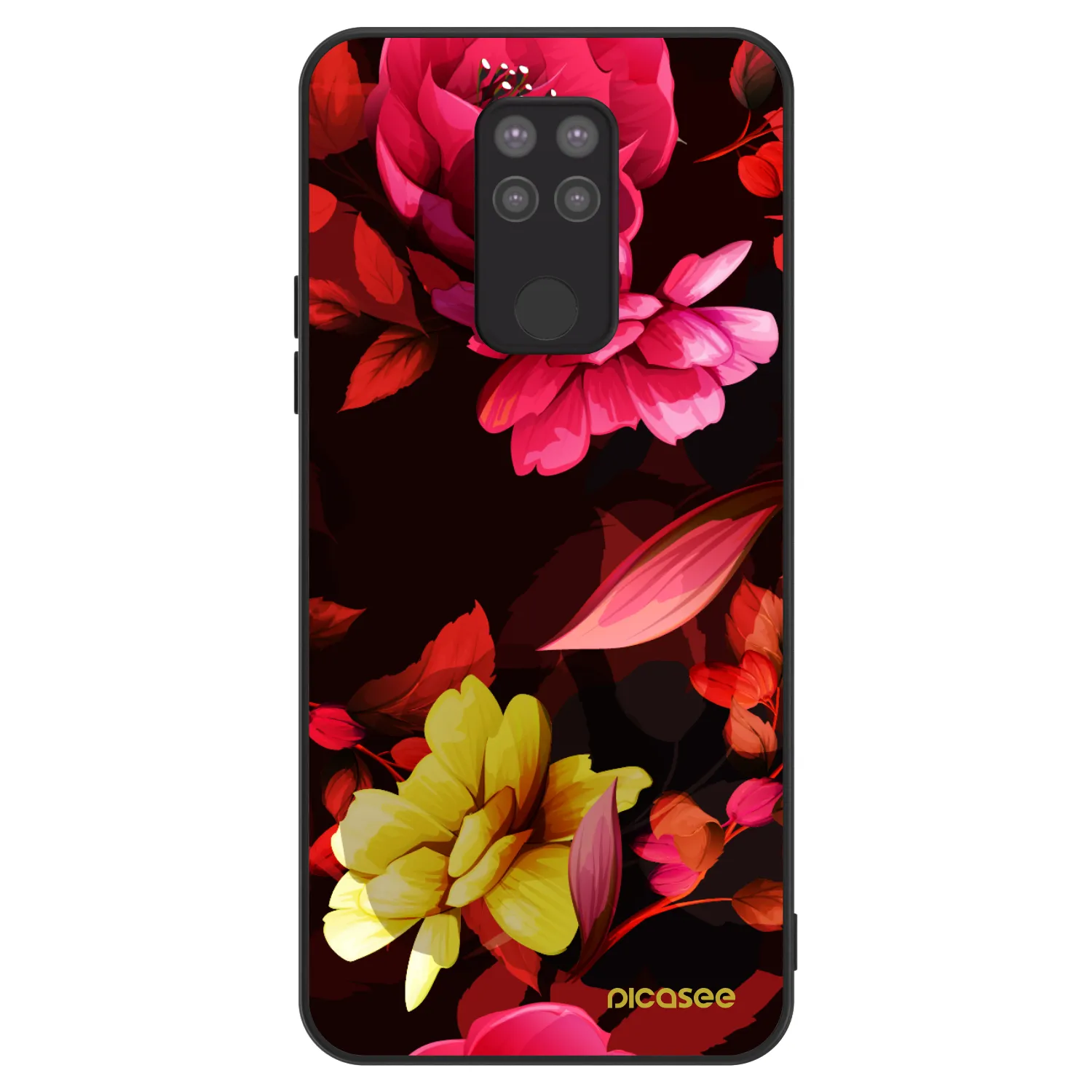 Picasee ULTIMATE CASE Xiaomi Redmi Note 9 - készülékre - Dark Peonny