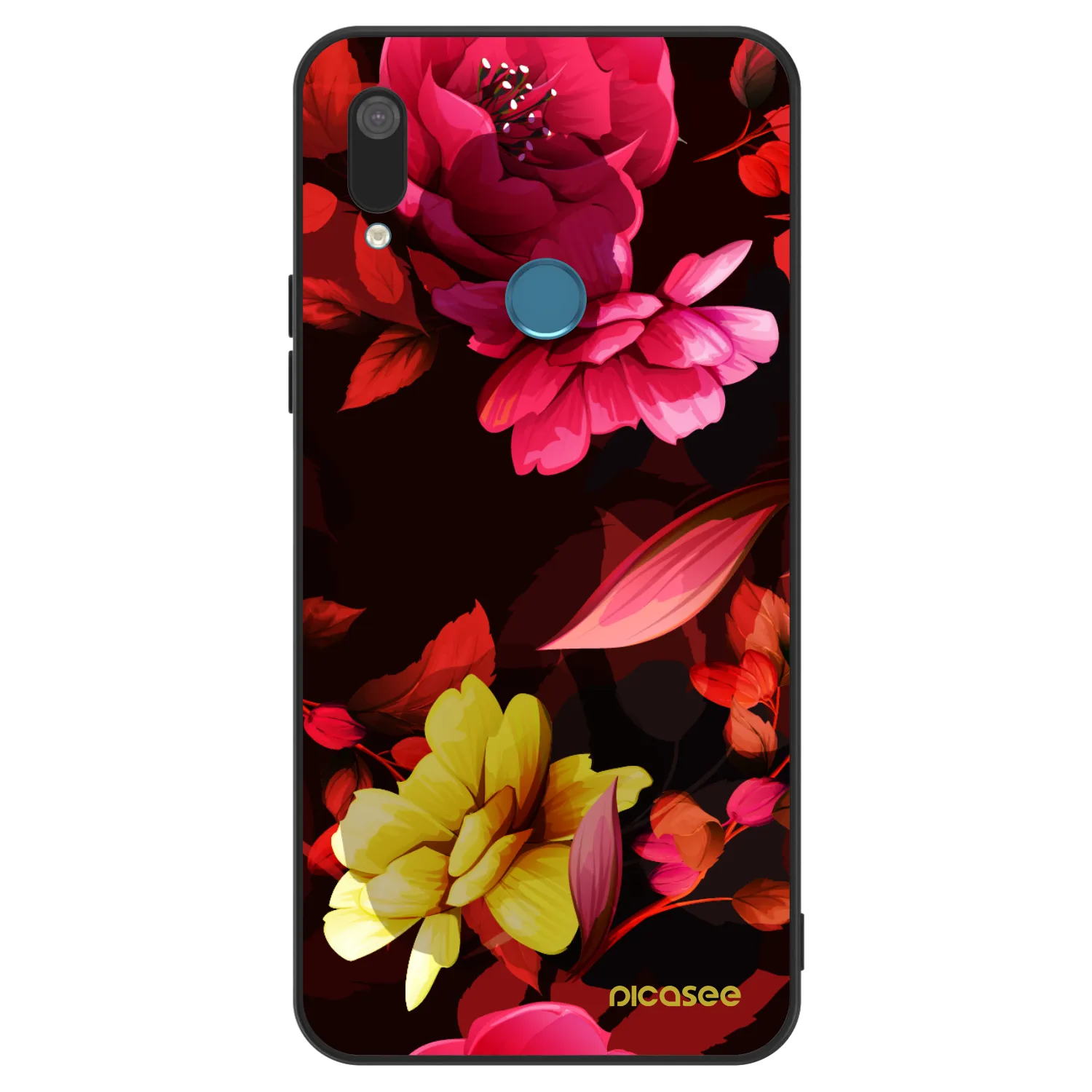 Picasee ULTIMATE CASE Huawei Y7 2019 - készülékre - Dark Peonny