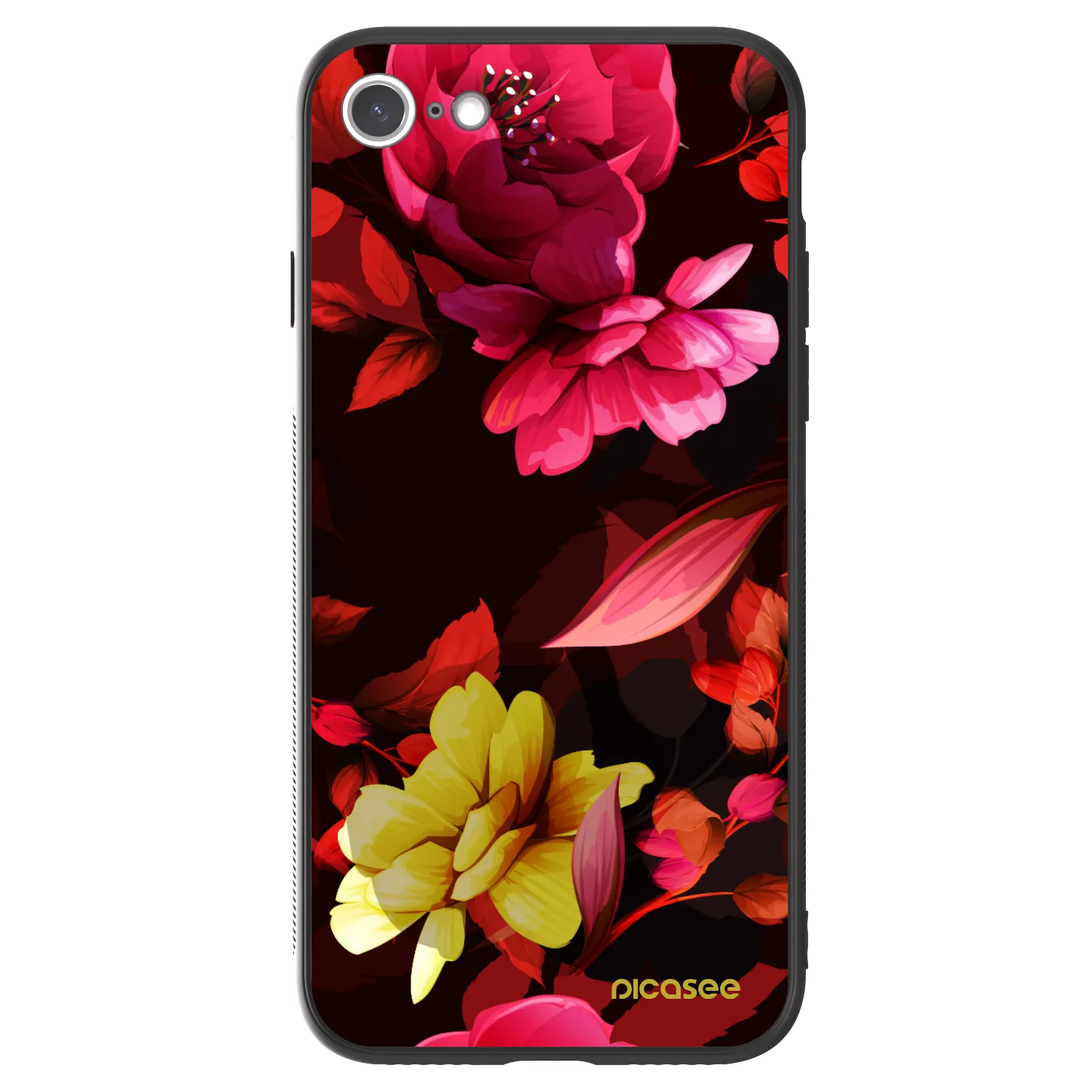 Picasee ULTIMATE CASE Apple iPhone SE 2020 - készülékre - Dark Peonny