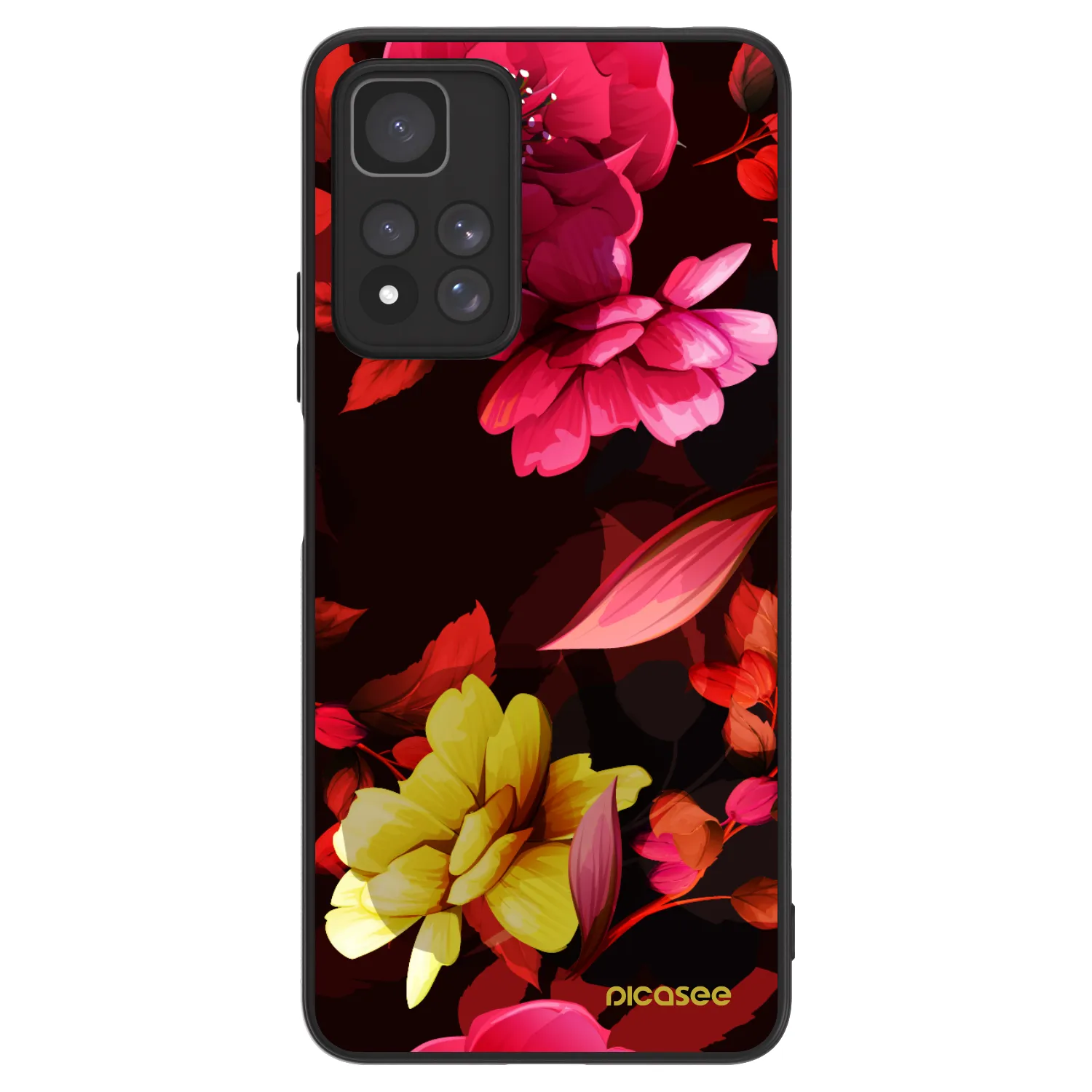 Picasee ULTIMATE CASE Xiaomi Redmi Note 11 Pro+ 5G - készülékre - Dark Peonny