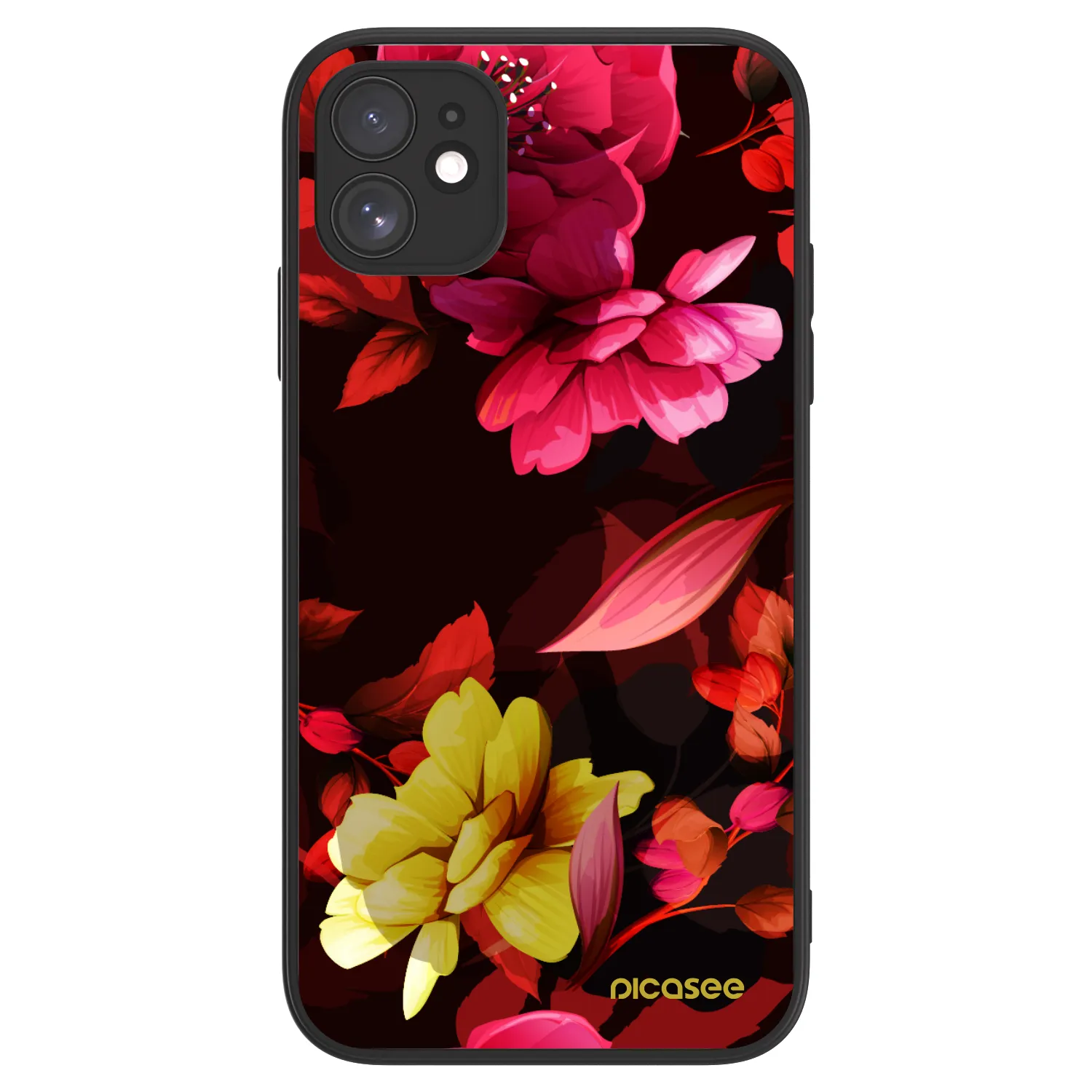 Picasee ULTIMATE CASE MagSafe Apple iPhone 11 - készülékre - Dark Peonny