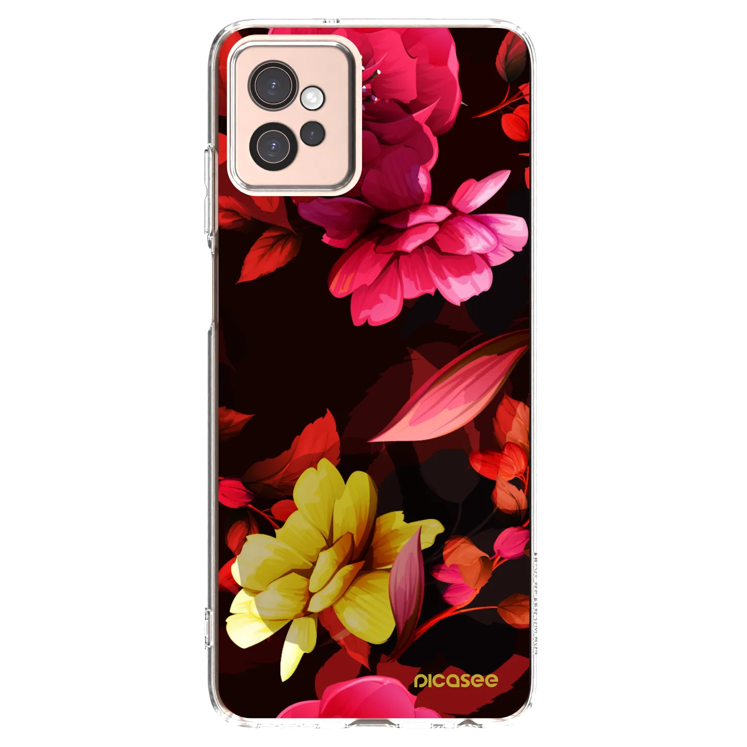 Picasee átlátszó szilikon tok az alábbi mobiltelefonokra Motorola Moto G32 - Dark Peonny