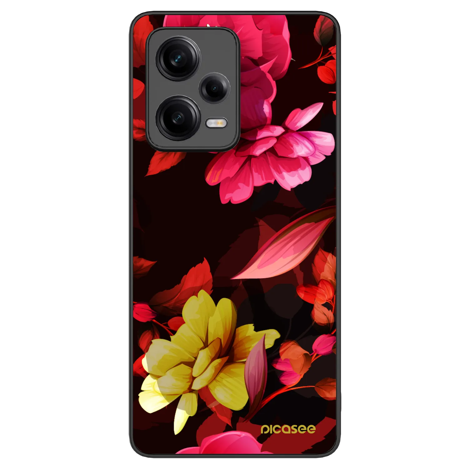 Picasee ULTIMATE CASE Xiaomi Redmi Note 12 Pro 5G - készülékre - Dark Peonny