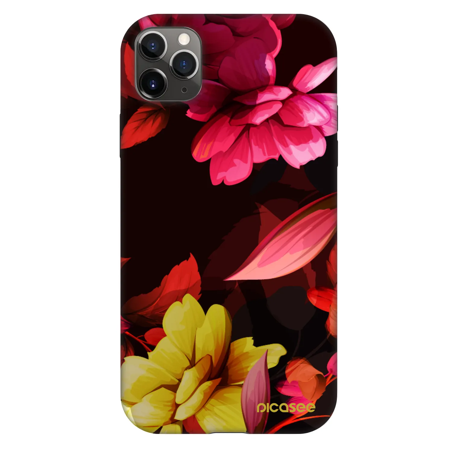 Picasee Fashion Case Apple iPhone 11 Pro Max - Dark Peonny