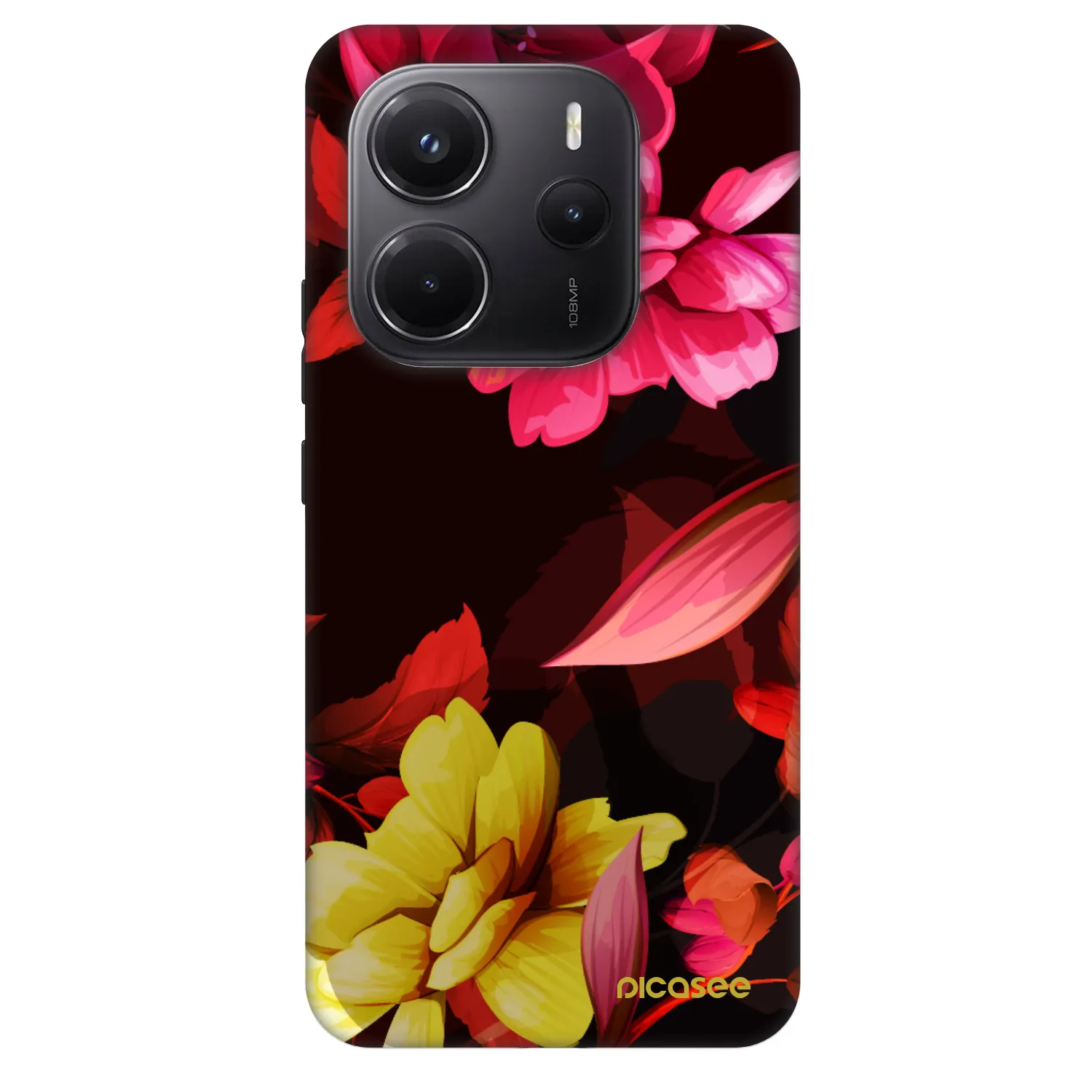 Picasee Fashion Case Xiaomi Redmi Note 14 5G - Dark Peonny