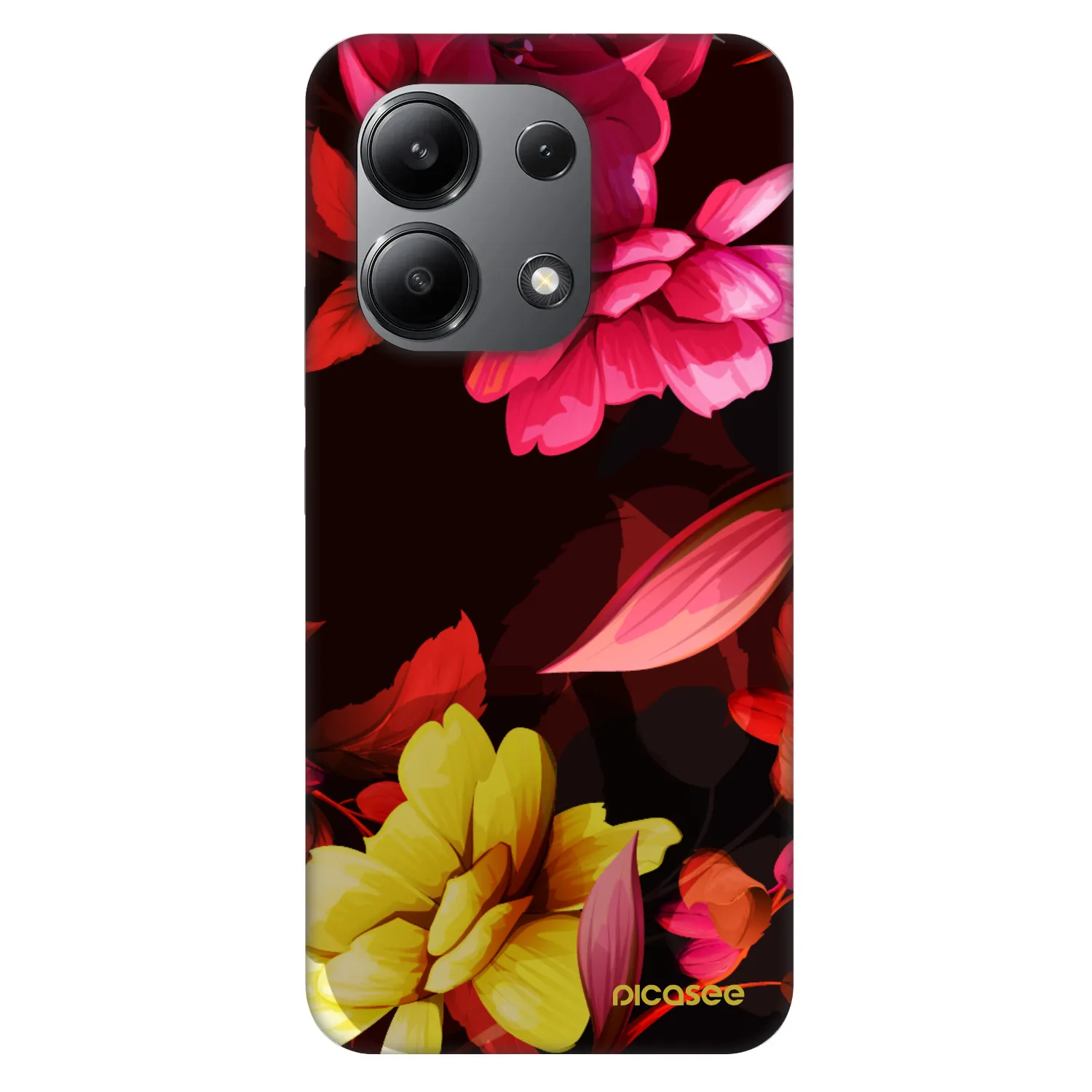 Picasee Fashion Case Xiaomi Redmi Note 13 4G - Dark Peonny