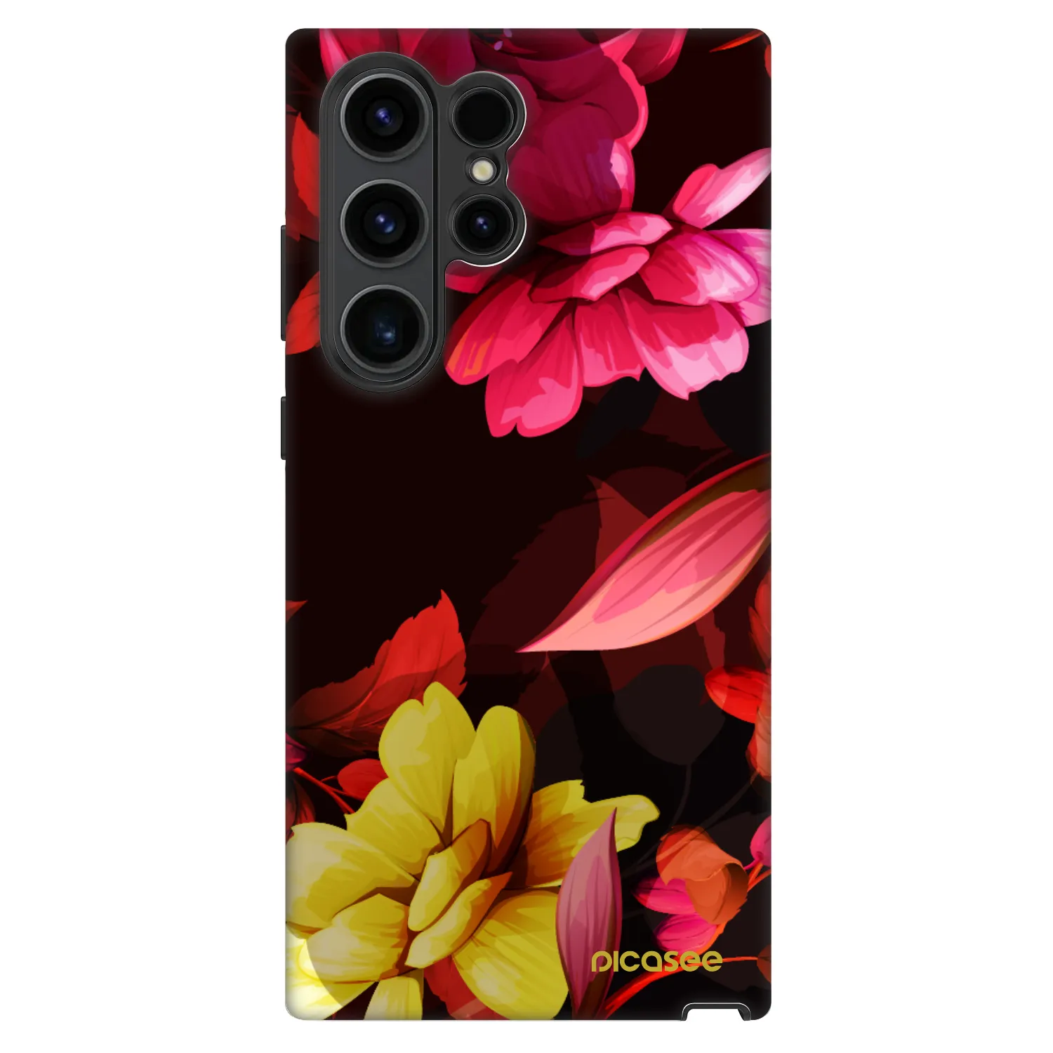 Picasee Fashion Case Samsung Galaxy S22 Ultra 5G - Dark Peonny
