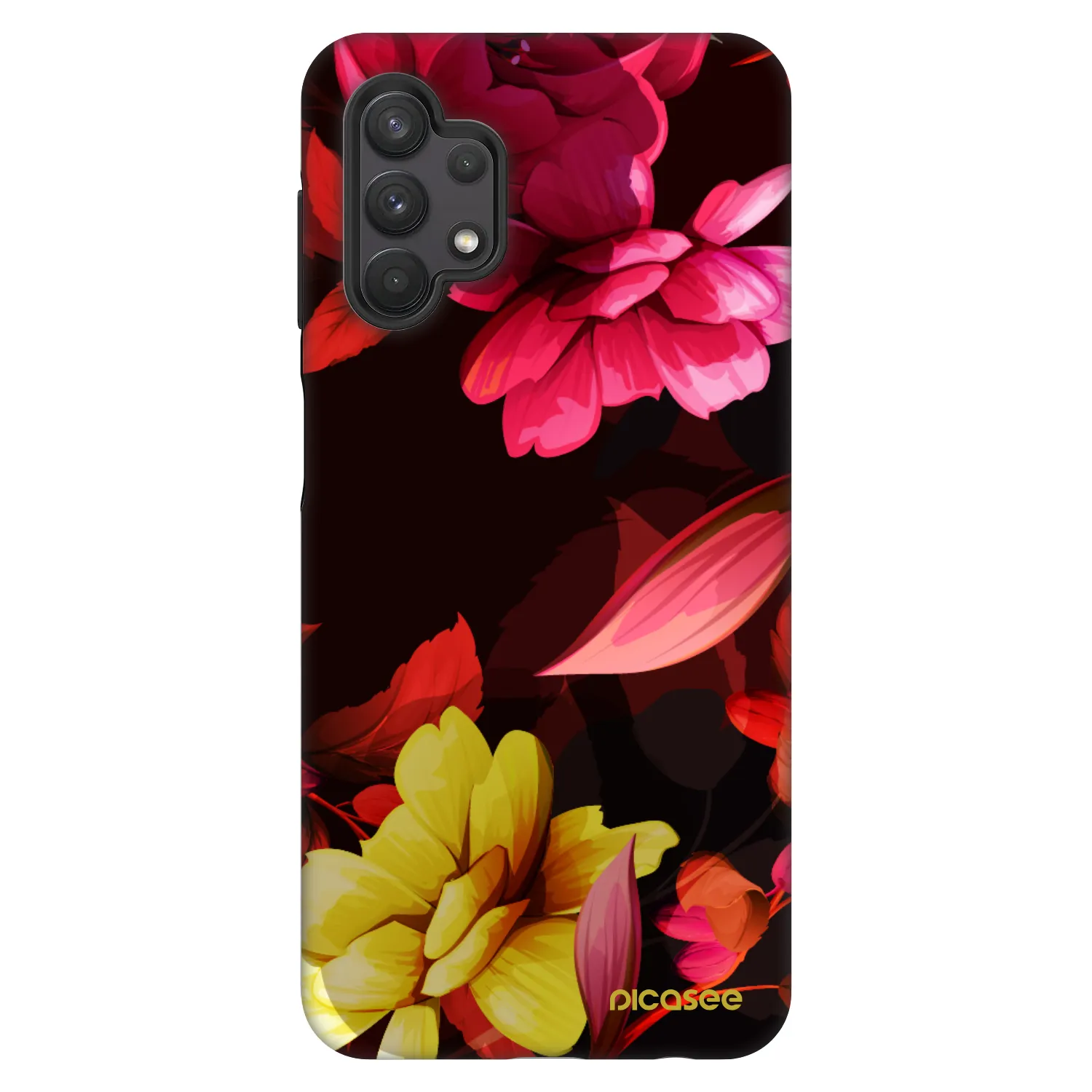 Picasee Fashion Case Samsung Galaxy A32 5G A326B - Dark Peonny