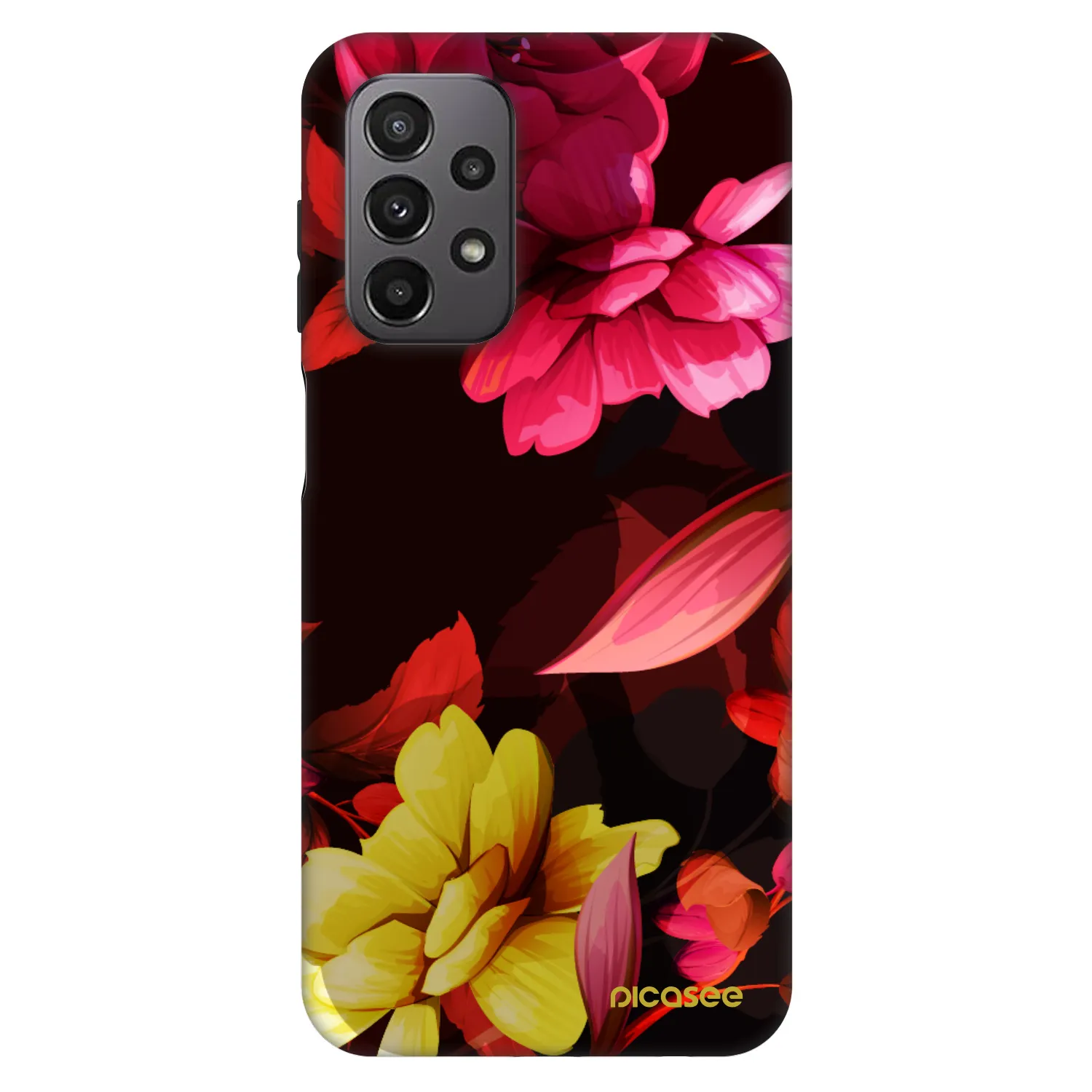 Picasee Fashion Case Samsung Galaxy A23 A236B 5G - Dark Peonny