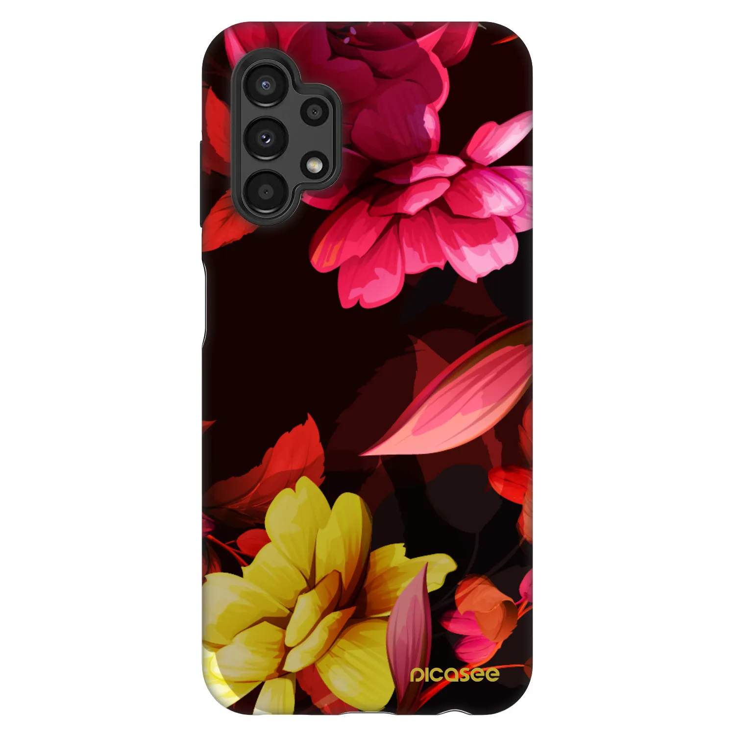 Picasee Fashion Case Samsung Galaxy A13 4G A135 - Dark Peonny