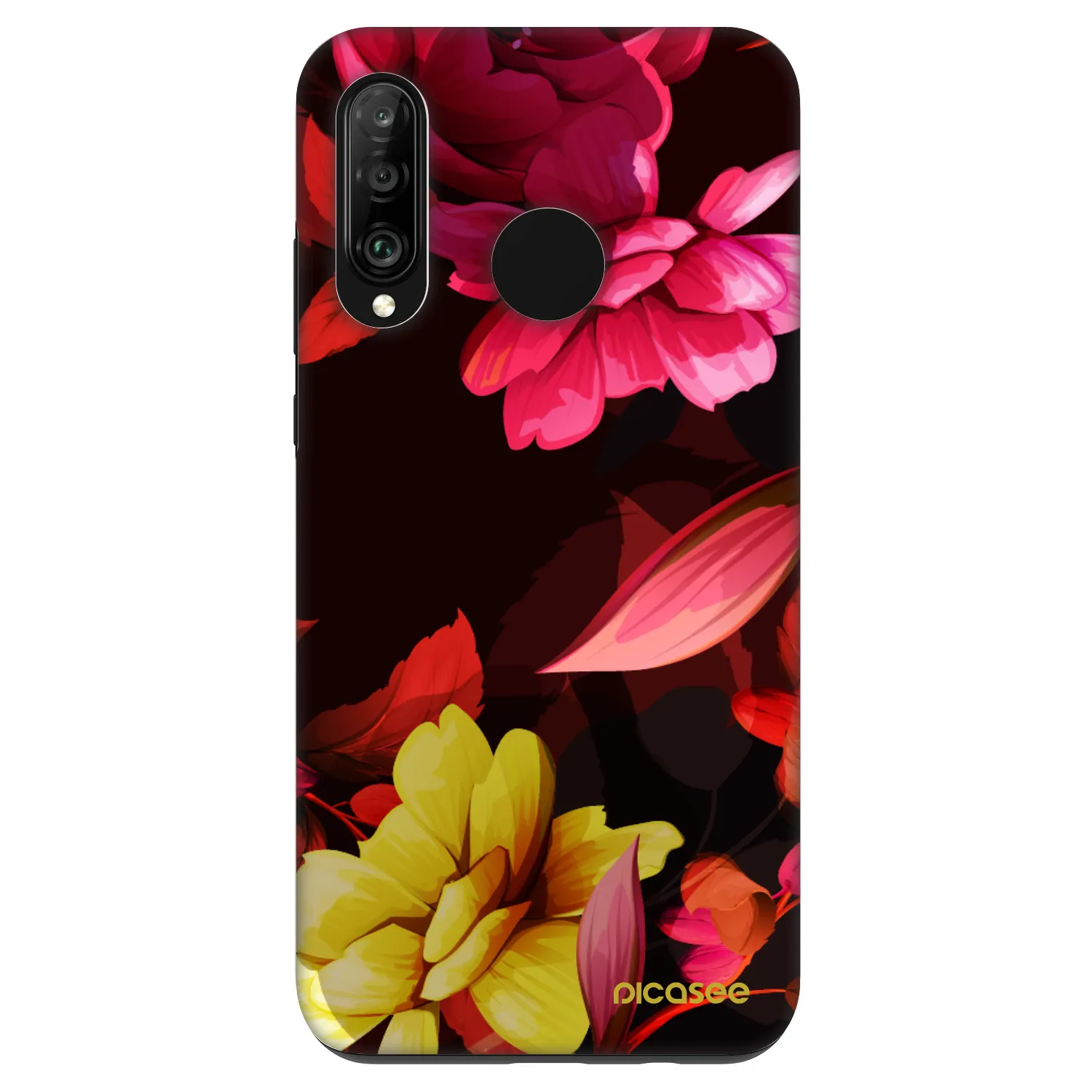 Picasee Fashion Case Huawei P30 Lite - Dark Peonny