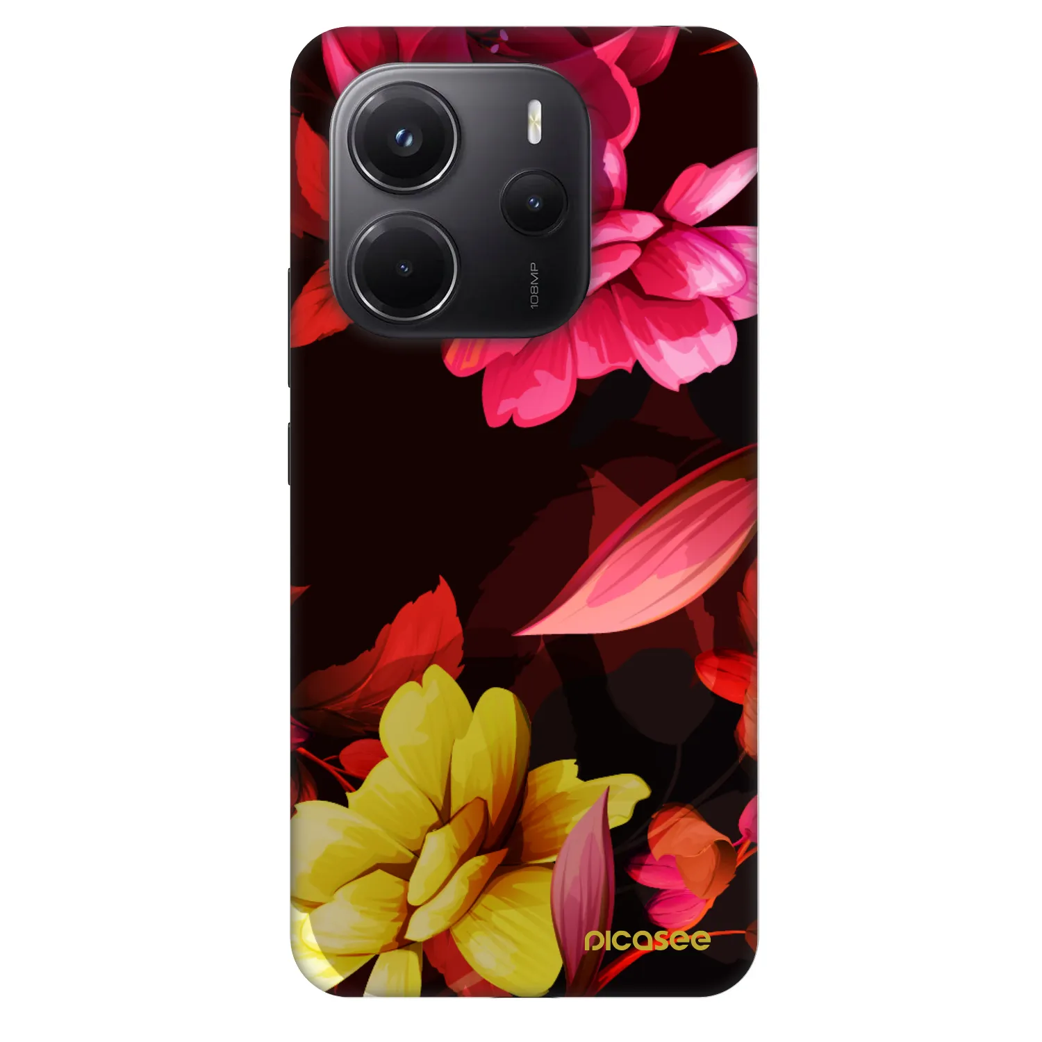 Picasee Fashion Case Xiaomi Redmi Note 14 4G - Dark Peonny