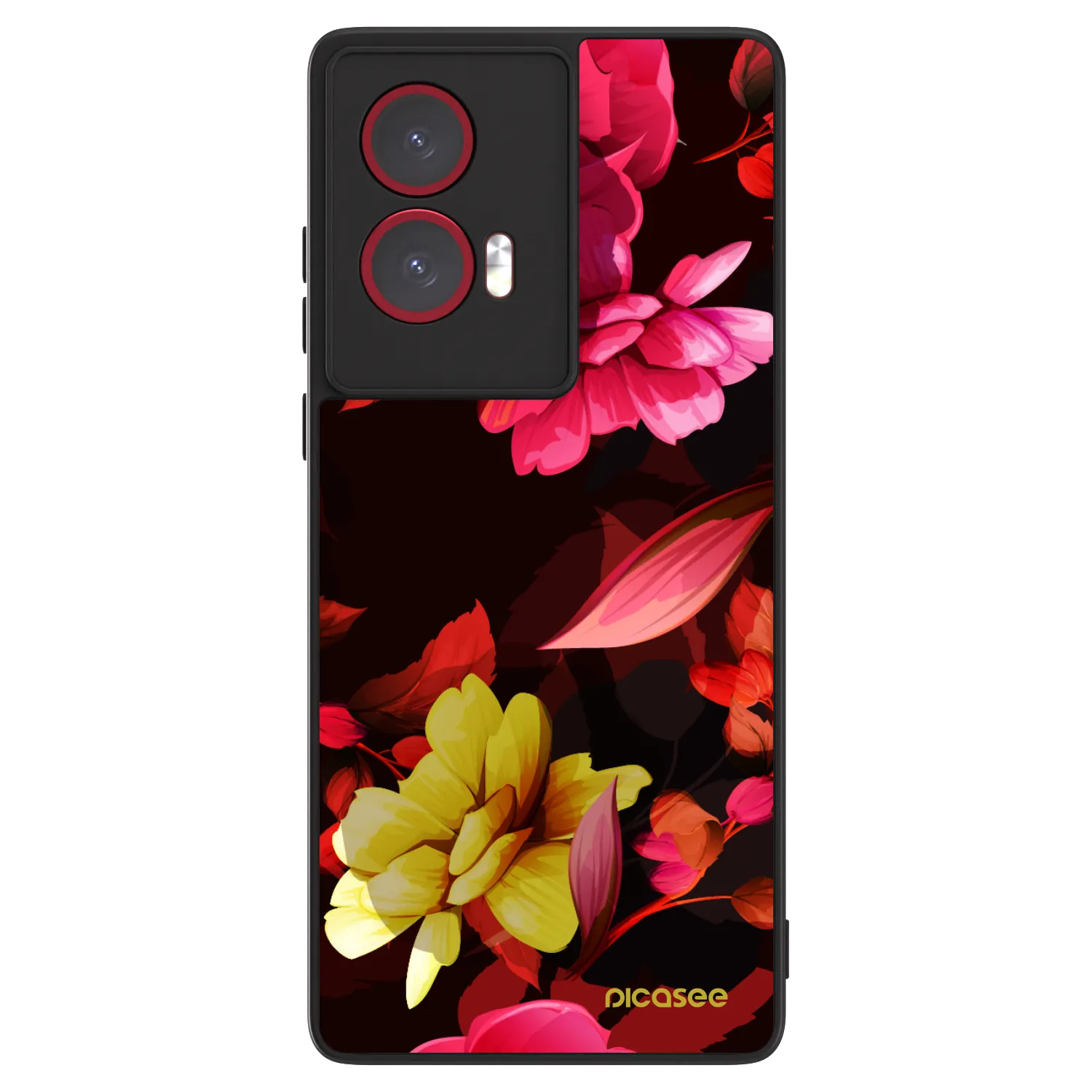 Picasee ULTIMATE CASE Motorola Edge 50 Fusion - készülékre - Dark Peonny