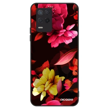 Szilikon tok erre a típusra Realme 8 5G - Dark Peonny
