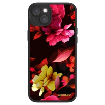 Picasee ULTIMATE CASE MagSafe Apple iPhone 15 Plus - készülékre - Dark Peonny