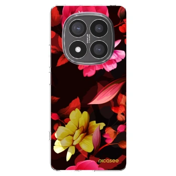 Picasee átlátszó szilikon tok az alábbi mobiltelefonokra Xiaomi Redmi Note 14 Pro+ 5G - Dark Peonny