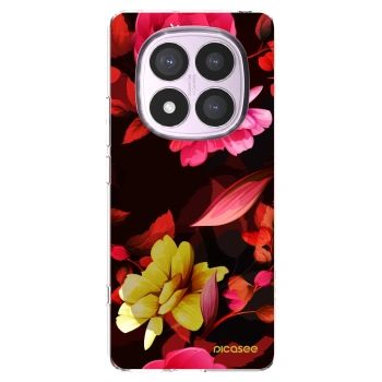 Picasee átlátszó szilikon tok az alábbi mobiltelefonokra Xiaomi Redmi Note 14 Pro 4G - Dark Peonny