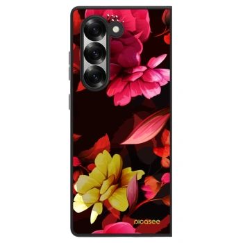 Szilikon tok erre a típusra Samsung Galaxy Z Fold6 5G - Dark Peonny