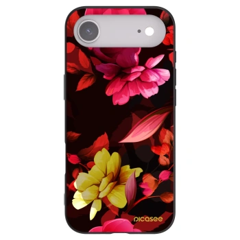 Picasee fekete szilikon tok az alábbi mobiltelefonokra Apple iPhone Air - Dark Peonny