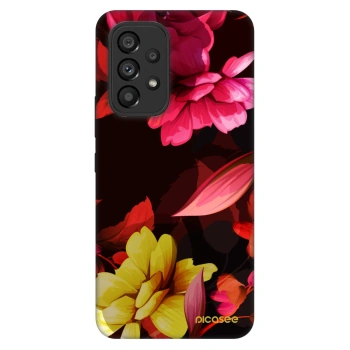 Szilikon tok erre a típusra Samsung Galaxy A53 5G A536 - Dark Peonny