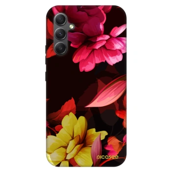 Szilikon tok erre a típusra Samsung Galaxy A34 5G A346B - Dark Peonny