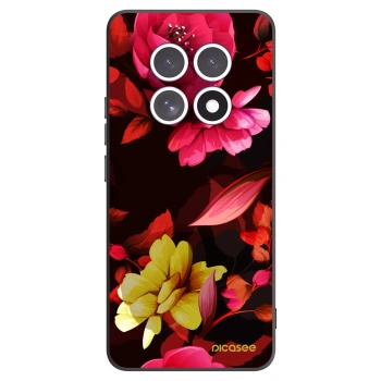 Picasee fekete szilikon tok az alábbi mobiltelefonokra Xiaomi Redmi Note 15 - Dark Peonny