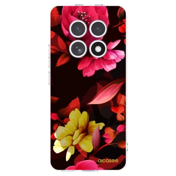 Picasee átlátszó szilikon tok az alábbi mobiltelefonokra Xiaomi Redmi Note 15 - Dark Peonny