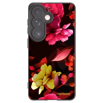 Picasee fekete szilikon tok az alábbi mobiltelefonokra Samsung Galaxy S26 - Dark Peonny