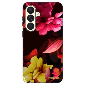 Szilikon tok erre a típusra Samsung Galaxy S26+ - Dark Peonny