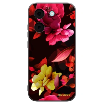 Picasee fekete szilikon tok az alábbi mobiltelefonokra Xiaomi Poco X8 Pro - Dark Peonny
