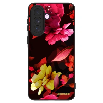 Szilikon tok erre a típusra Samsung Galaxy A57 5G - Dark Peonny