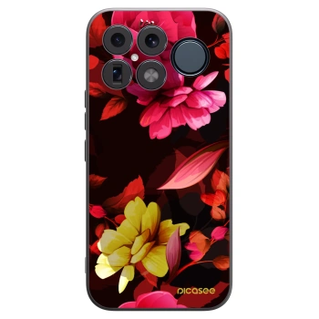 Picasee fekete szilikon tok az alábbi mobiltelefonokra Xiaomi Poco F8 Ultra - Dark Peonny
