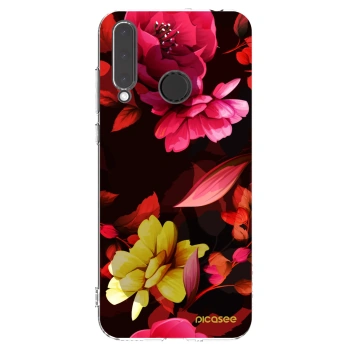 Picasee átlátszó szilikon tok az alábbi mobiltelefonokra Honor 20 Lite - Dark Peonny