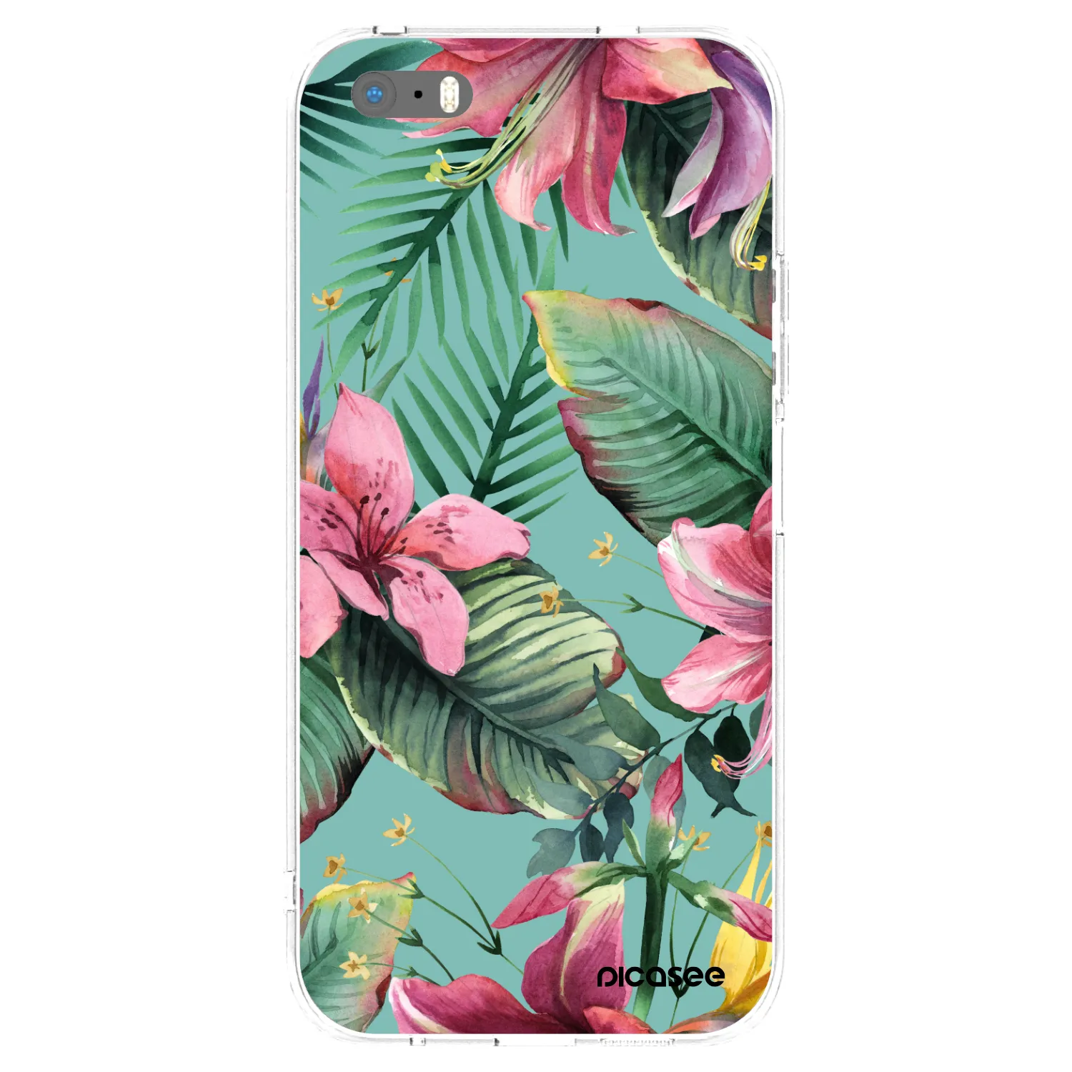 Picasee átlátszó szilikon tok az alábbi mobiltelefonokra Apple iPhone 5/5S/SE - Hawaii