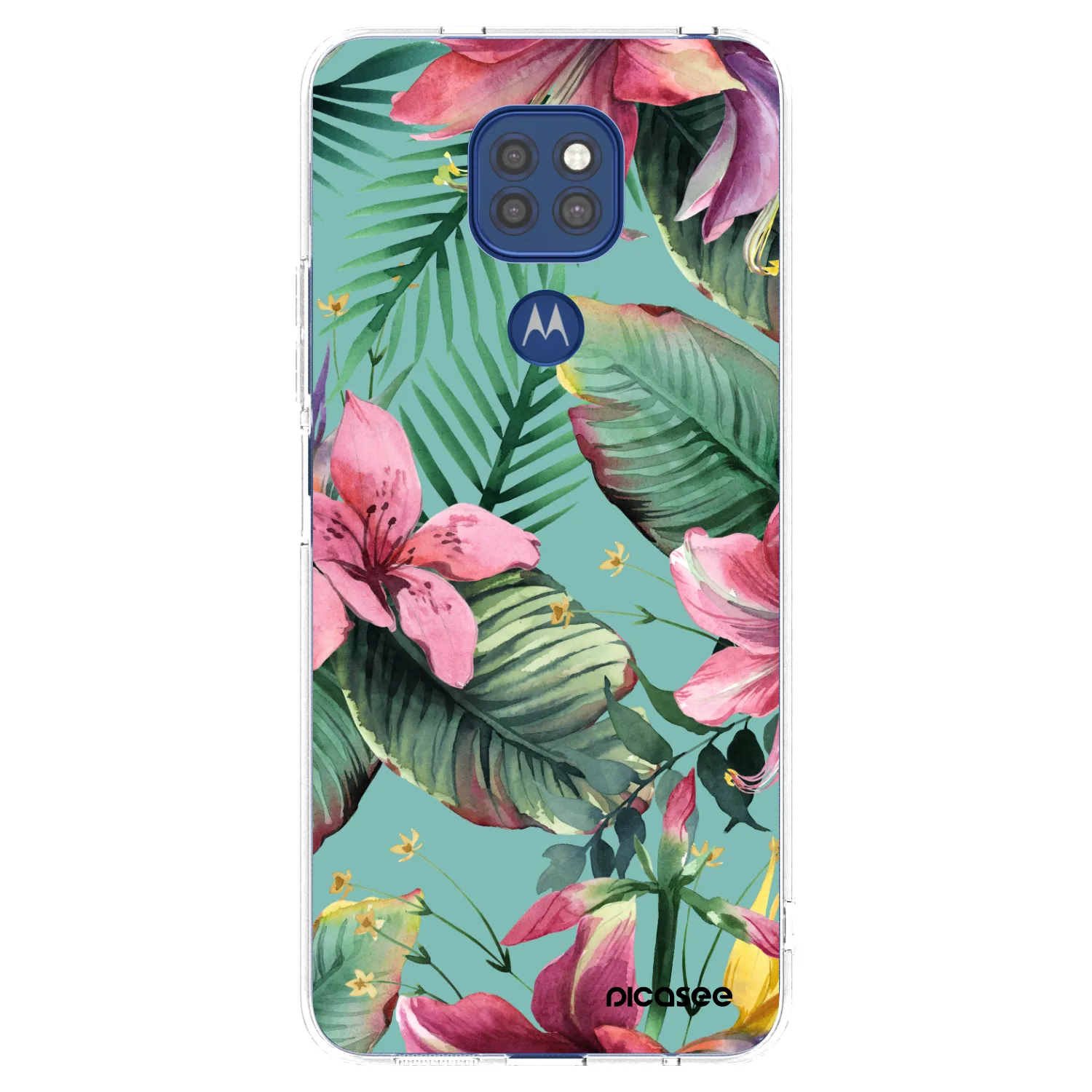 Picasee átlátszó szilikon tok az alábbi mobiltelefonokra Motorola Moto G9 Play - Hawaii