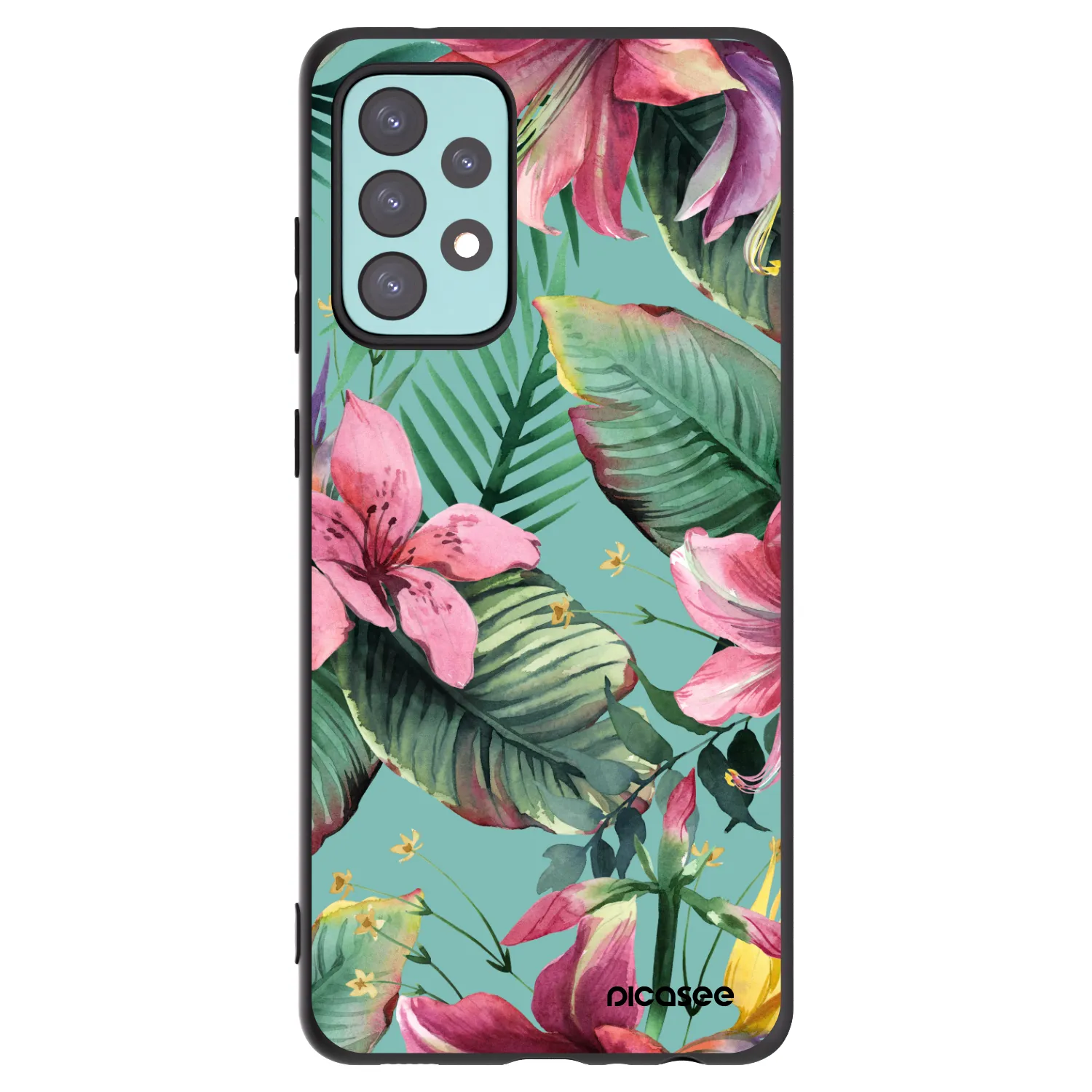 Picasee fekete szilikon tok az alábbi mobiltelefonokra Samsung Galaxy A72 A725F - Hawaii