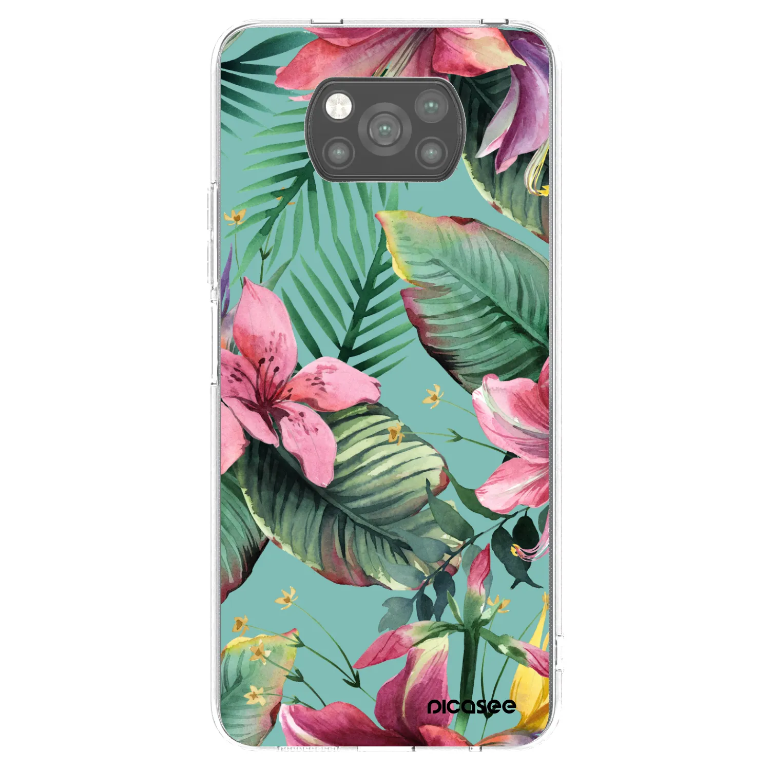 Picasee fekete szilikon tok az alábbi mobiltelefonokra Xiaomi Poco X3 Pro - Hawaii