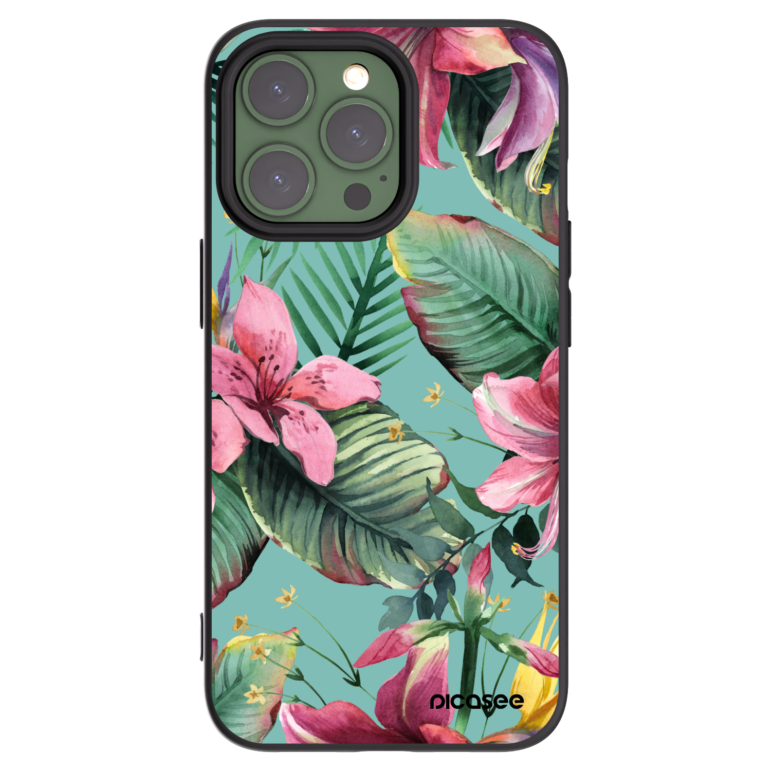 Picasee fekete szilikon tok az alábbi mobiltelefonokra Apple iPhone 13 Pro - Hawaii