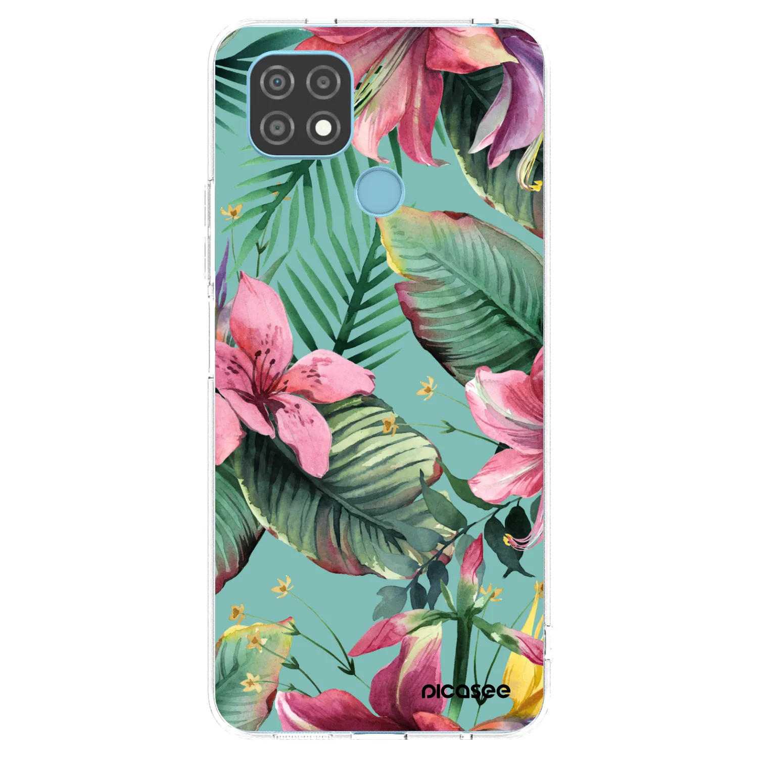 Picasee átlátszó szilikon tok az alábbi mobiltelefonokra Realme C21 - Hawaii