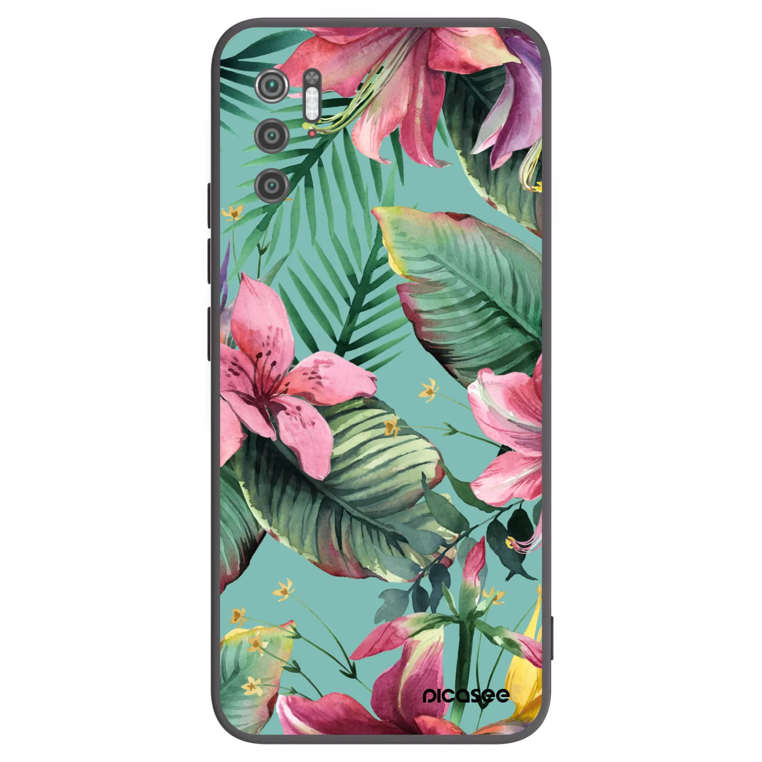 Picasee fekete szilikon tok az alábbi mobiltelefonokra Xiaomi Poco M3 Pro 5G - Hawaii