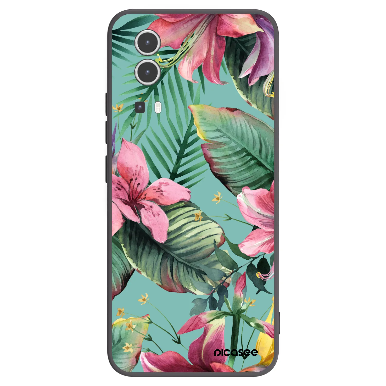 Picasee fekete szilikon tok az alábbi mobiltelefonokra Vivo Y72 5G - Hawaii