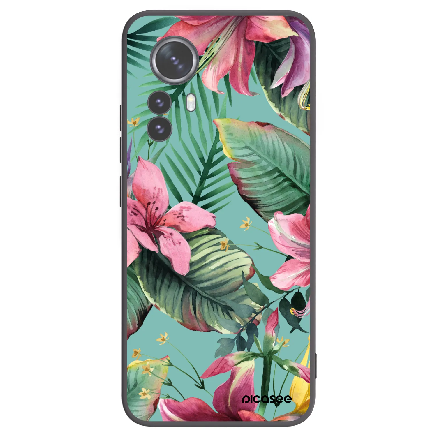 Picasee fekete szilikon tok az alábbi mobiltelefonokra Xiaomi 12 Pro - Hawaii