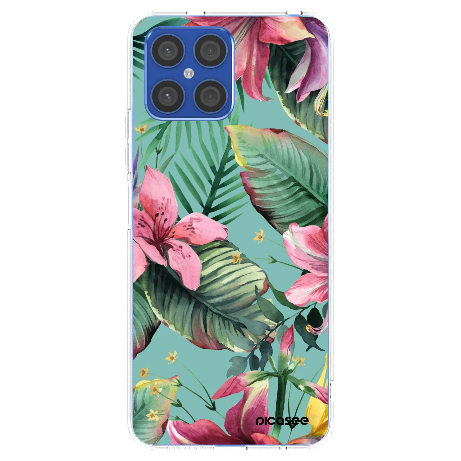 Picasee átlátszó szilikon tok az alábbi mobiltelefonokra Honor X8 4G - Hawaii