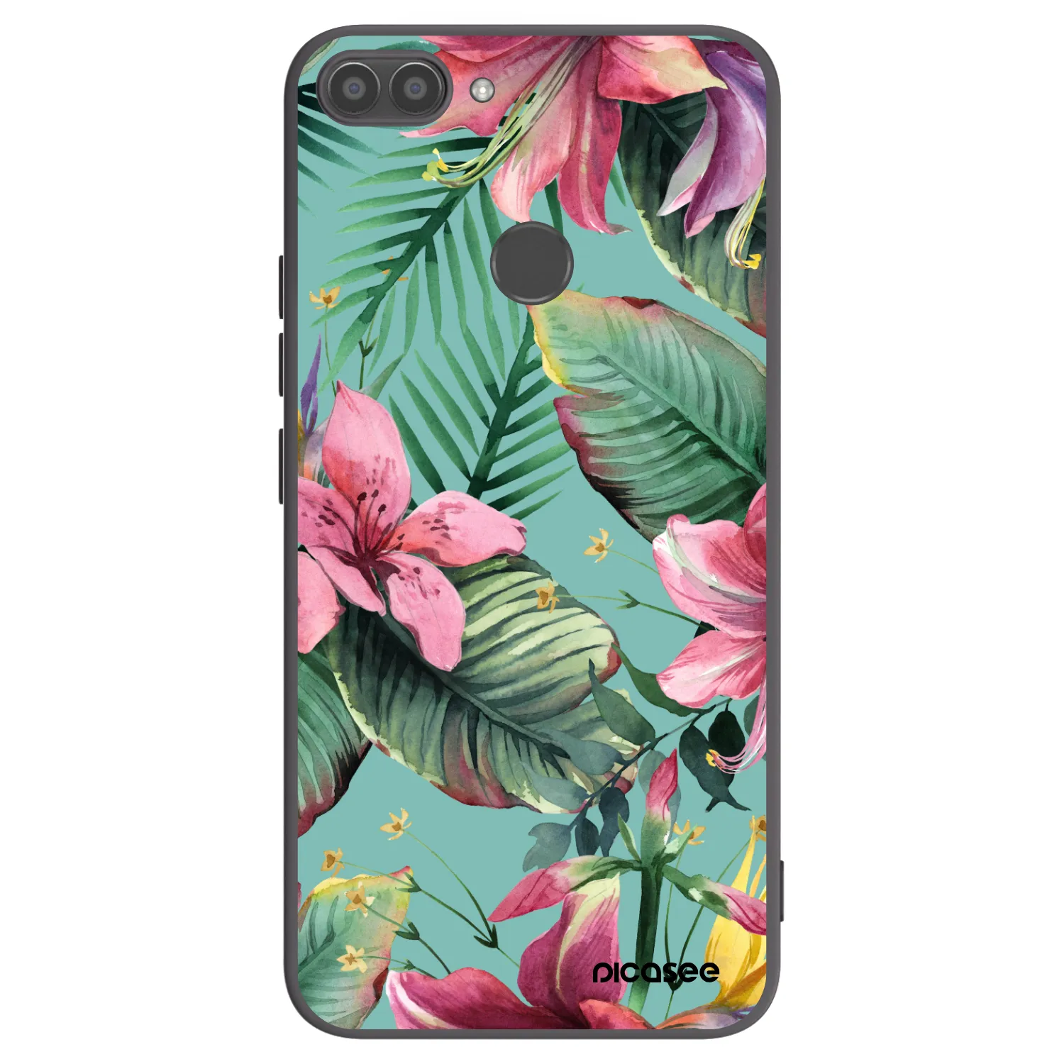 Picasee fekete szilikon tok az alábbi mobiltelefonokra Huawei P Smart - Hawaii