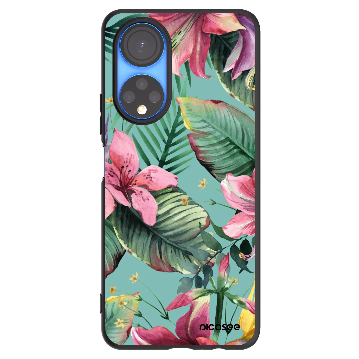 Picasee fekete szilikon tok az alábbi mobiltelefonokra Honor X7 - Hawaii