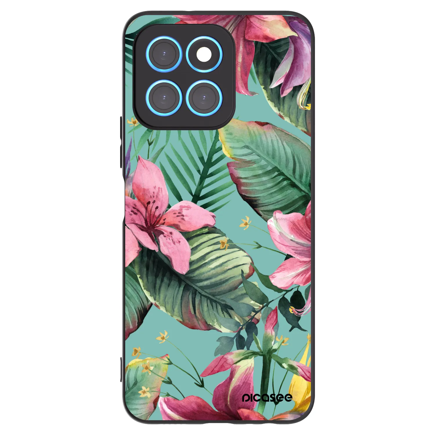 Picasee fekete szilikon tok az alábbi mobiltelefonokra Honor X6 - Hawaii